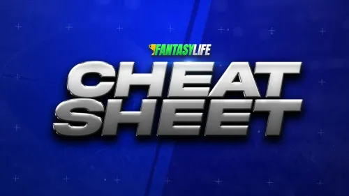 Fantasy Football Cheat Sheet