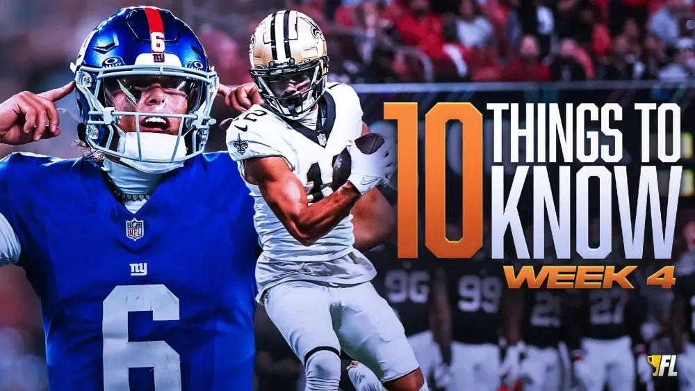 10 Things To Know For Week 4: The Jaxson Dart Era, Week 4 DvP, and More