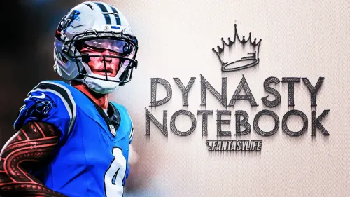 Dynasty Fantasy Football Notebook: Tetairoa McMillan, Jordan Mason, and More
