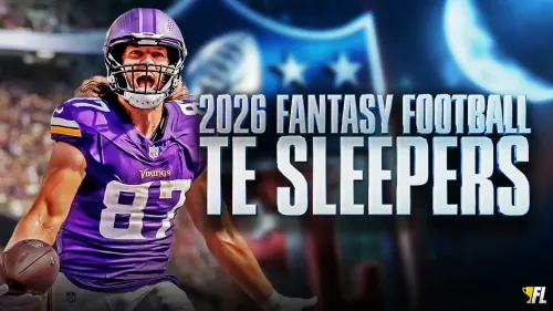 Early Tight End Sleepers For 2026 Fantasy Football: T.J. Hockenson Bounce-Back Season Incoming?