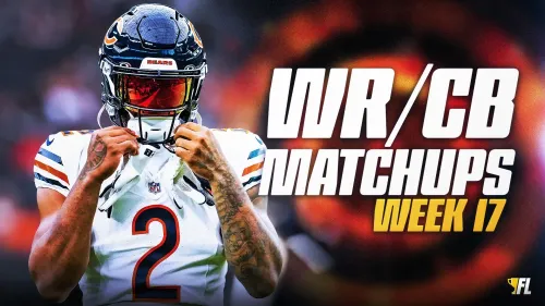Week 17 WR/CB Matchups To Target And Avoid: DJ Moore Should Stay Hot