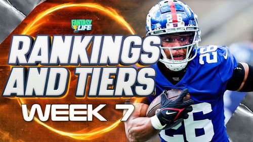 Week 7 Fantasy Football Rankings And Tiers. Expect a Hefty Workload For Saquon Barkley.