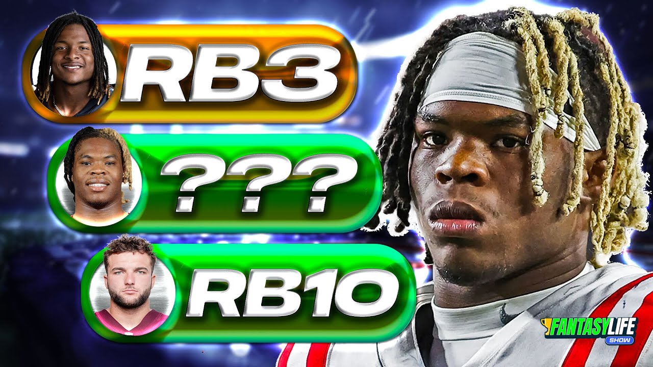 Top 12 Rookie RBs in the 2025 NFL Draft (Film vs. Analytics Rankings!)