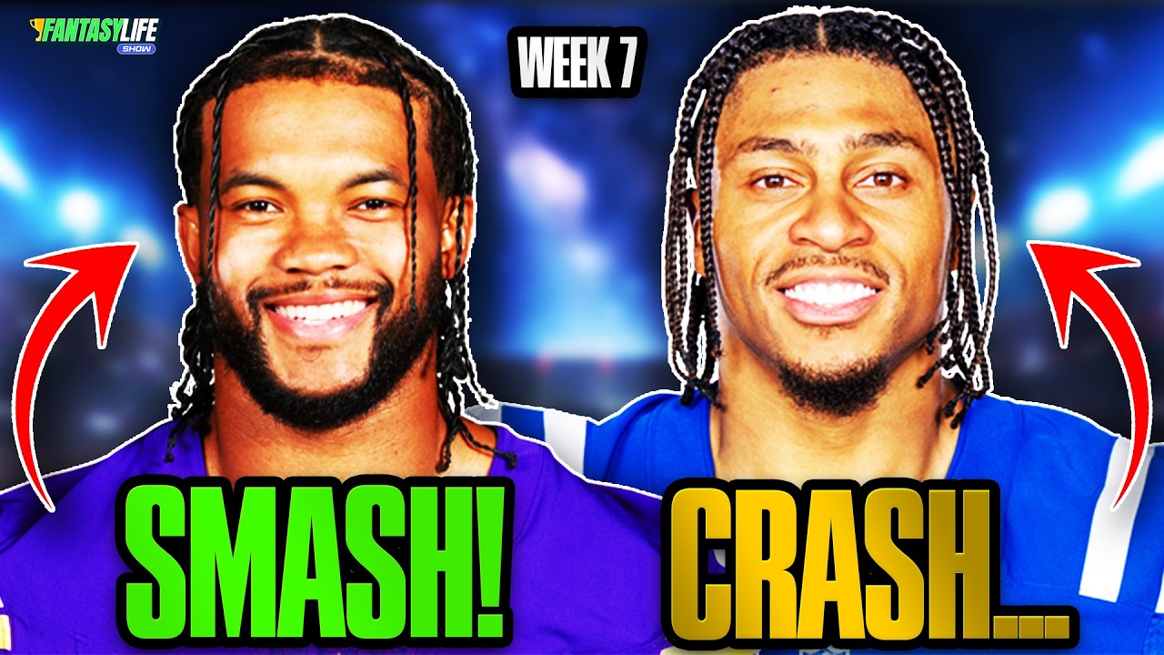 11 Players That Will Smash or Crash in Week 7 of Fantasy Football