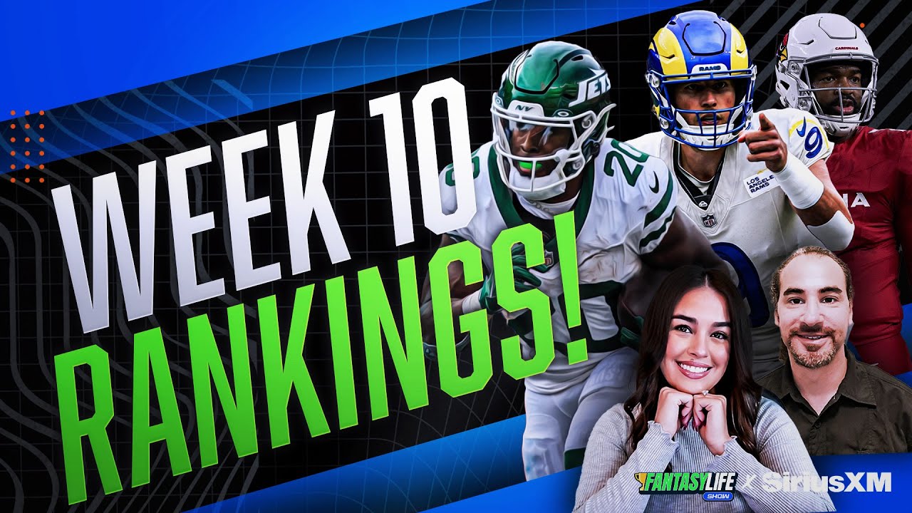 Fantasy Football Predictions, Rankings, and Injury Updates for Week 10!